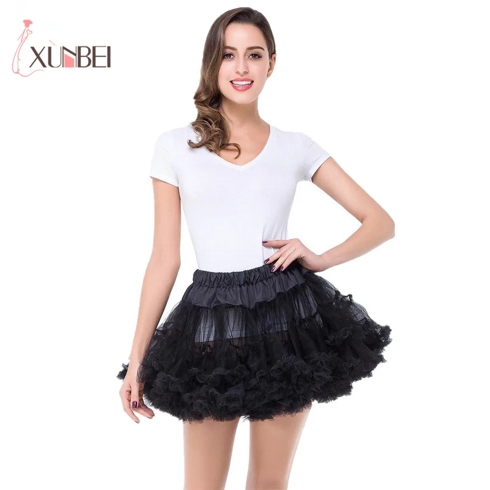 black short tutu skirt