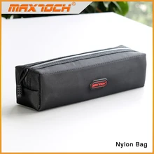 MAXTOCH Портативная сумка для фонарика, с фиксацией наклейки и карманом для батареи внутри, высокая интенсивность холст