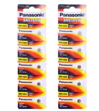 80pcs/lot Panasonic SR616SW Silver Oxide Button Cell Batteries D321 321 GP321 1.55V Coin Battery For Watch 6.8mm*1.6mm