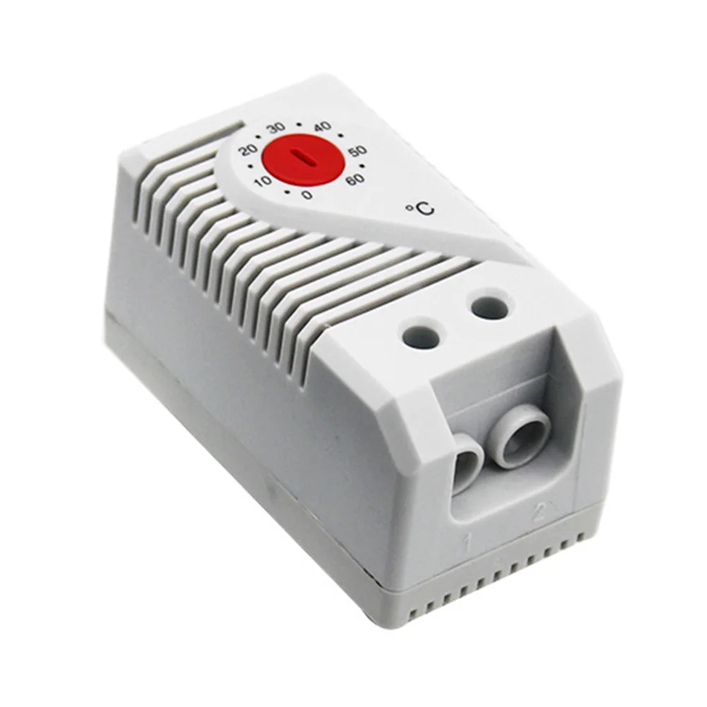 Механический регулятор термостата переключатель подключения компактный измерительный контроллер температуры шкафа мини фильтр вентилятор сигнальное устройство - Цвет: Красный