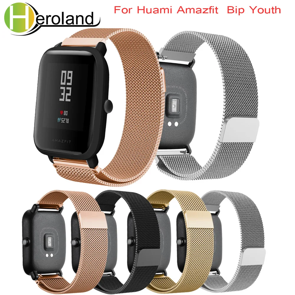 Milanese Loop Straps For Xiaomi Huami Amazfit Bip Bit Lite Youth Smart Watch Strap Amazfit Gts Bracelet mm Sports Wrist Band Watchbands Aliexpress Milanese Loop Straps For Xiaomi Huami Amazfit Bip Bit Lite Youth Smart Watch Strap Amazfit Gts Bracelet mm Sports Wrist Band Watchbands Aliexpress