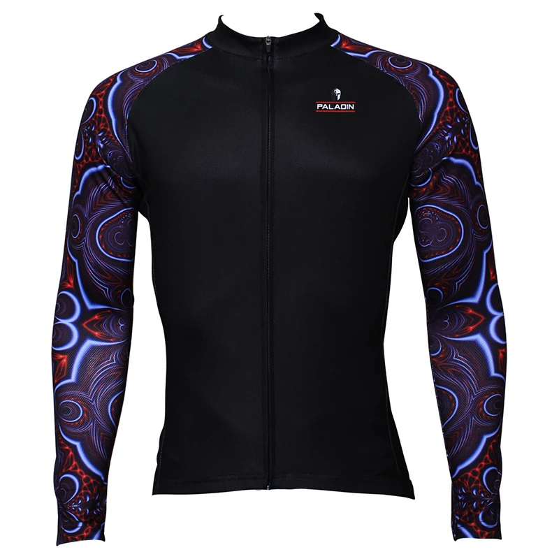 ILPALADINO Mens Quick Dry Full Zipper Cycling Wear Men Autumn And