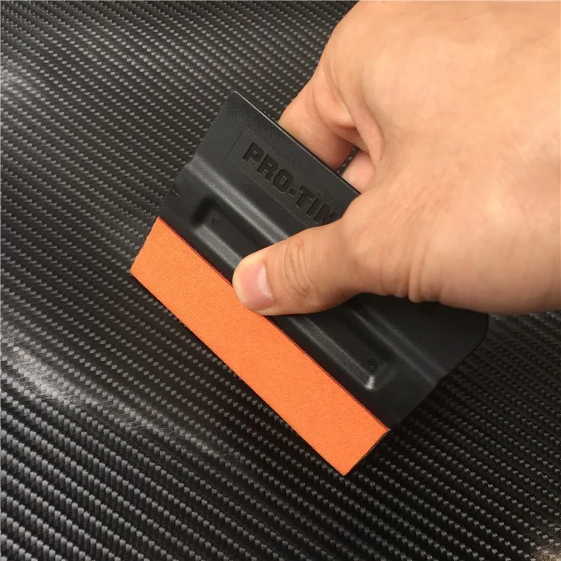 100pcs/Lot Suede Edge MAGNETIC Squeegee Decal Sticker Vinyl Car Wrap Applicator Tool With Magnets