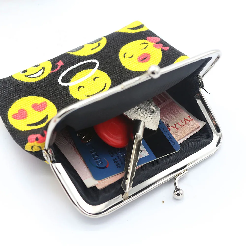 Fshion новый дизайнерский милый маленький кошелек для женщин Женский мини-клатч холщовый Кошелек для монет держатель для карт карман для
