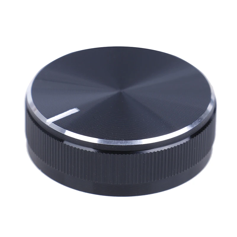 

2019 Rotary Control Potentiometer Knob udio Volume Knob Encoder Knob Tool Parts Black Aluminum Alloy Potentiometer Knob
