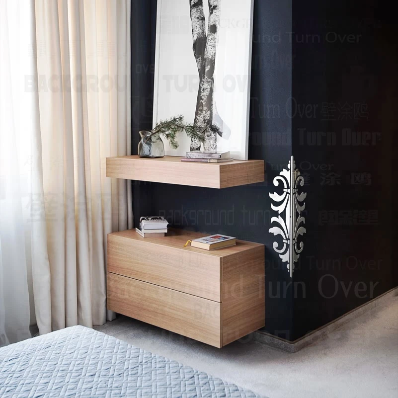 

Medieval Style Mirror Decorative Corner Protectors 3D Wall Stickers Home Decor Living Room Bedroom Decoration Ornaments C024