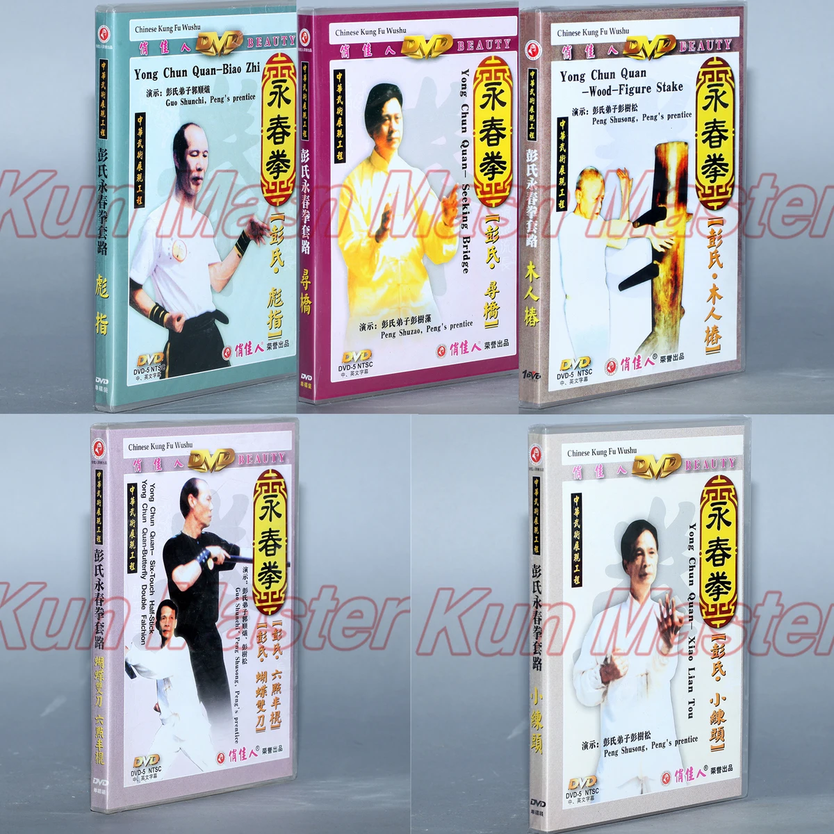 Набор Yong Chun Quan видео китайский кунг фу диск крыло обучение DVD английский субтитры