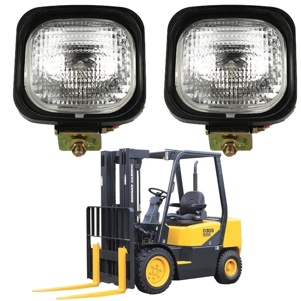 Round Shape LED Type 12V-80V 110*128*55mm Headlight for Forklift - China  Head Light, Safety Warning Light