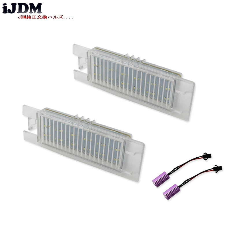 IJDM 18 SMD ксеноновый белый CAN bus светодиодный светильник номерного знака в сборе для