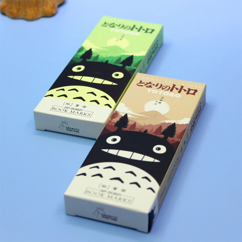 32 pcs/pack My neighbor Totoro book marks Cartoon paper bookmark Stationery office accessories School supplies marcador 6392|book marks|paper