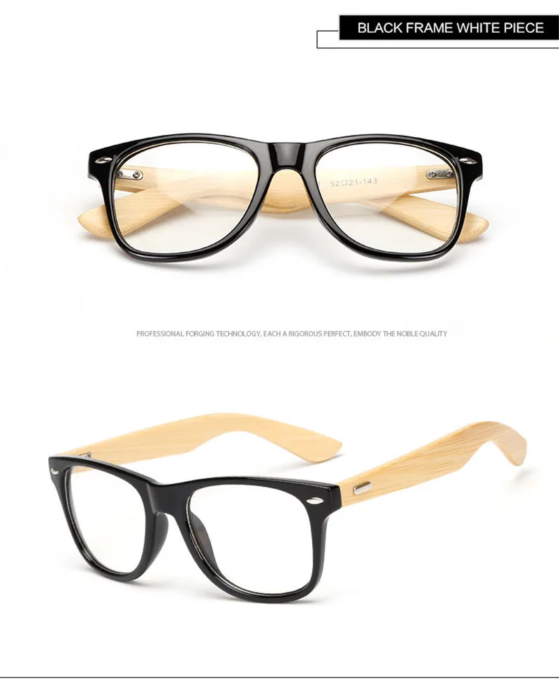 Длинные Хранитель 2018 Ретро Bamboo Frame очки Для мужчин Для женщин очки деревянные оправы деревянный храм стопы Eyewares оптический
