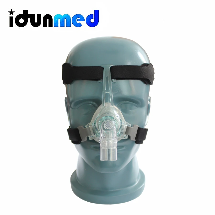 idunmed NM4 Size M CPAP BiPAP Nasal Nose Mask with Headgear Strap for