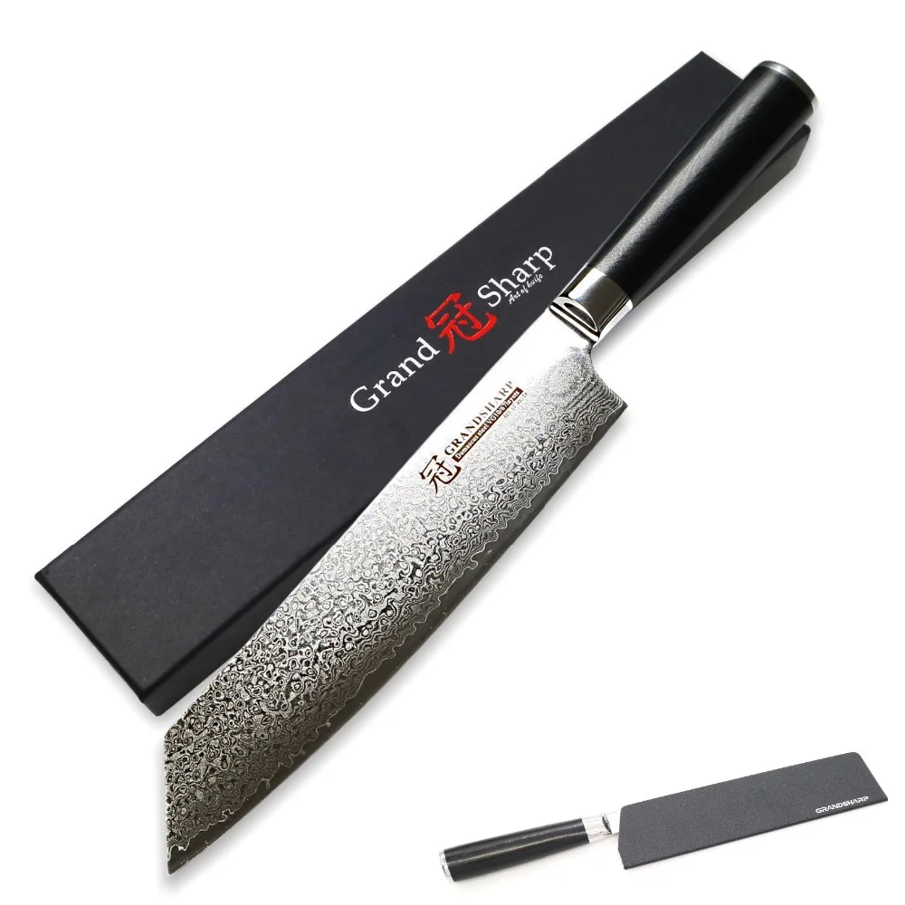 

Quality Professional Kitchen Knife vg10 Damascus japanese Steel Chef Cleaver Utility Knives Santoku Nakiri Meat Kiritsuke