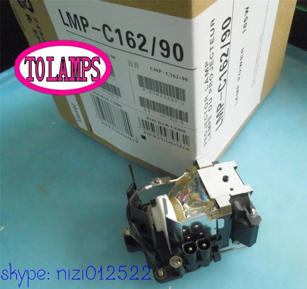 

Original Projector Lamp with housing LMP-C162 for VPL-CS20 VPL-CS20A VPL-CX20 VPL-CX20A VPL-ES3 VPL-EX3 VPL-ES4 VPL-EX4