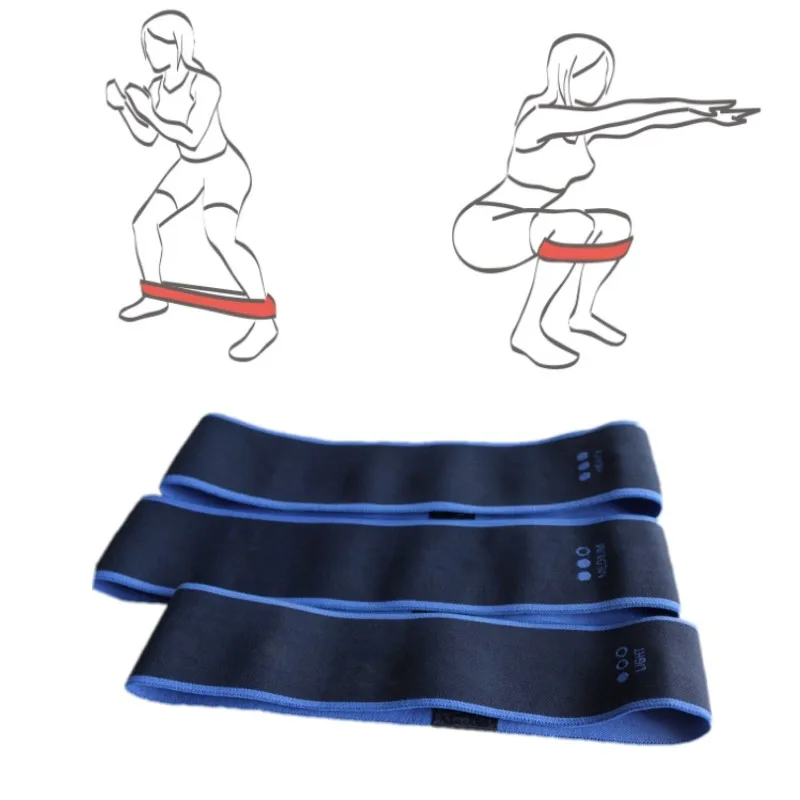 

New Hip Resistance Bands Booty Elastic Bands Exercise for Thigh Hips Glutes Bridge Fitness Workout Latex Non-slip Yoga Belts