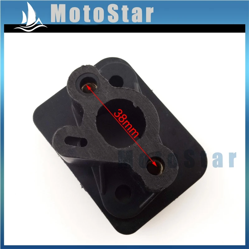 STONEDER Intake Pipe Inlet Manifold For 2 Stroke 43cc 49cc Engine Carburetor Carb Goped Pocket Bike Tornado Scooter G-Scooter Cat Eye