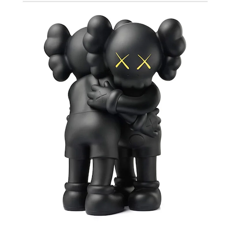 

2PCS/set Originalfake Action Figure KAWS 3 Colors Black/gray/brown Original Fake Kaws Thinker Best Gifts With Box 37cm N73