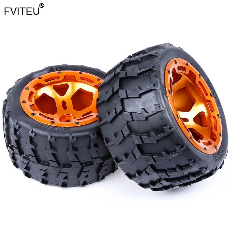 Набор металлических колес fvieu CNC для 1/5 FG Rovan BM Monster Truck RC Car | Игрушки и хобби