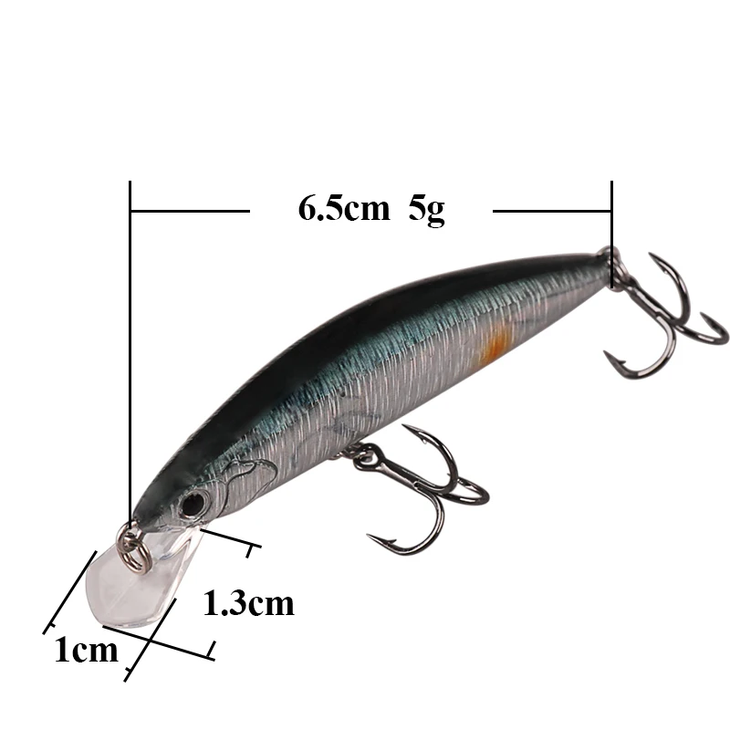 Умная жесткая приманка 65 мм 5 г рыболовные приманки из Китая гольян Приманка VMC крюк Iscas Artificiais Para Pesca рыболовные снасти воблер Luis Vuiton