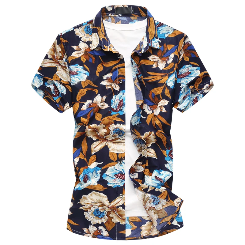 Arrivée Color 226 230 De 2018 Casual 227 Color Mode Hommes Chemise 6xl Taille Fleur Slim Manches Couleurs 228 Color Loisirs Color À Courtes Color Nouvelle Style M 229 Plus 5BwqpOxrgB