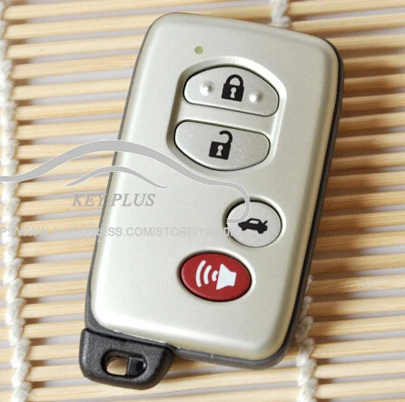 

4 Buttons Keyless Entry New Smart Blade Remote Car Key FOB Case Shell for Toyota Sequoia Avalon RAV4 Highlander Camry