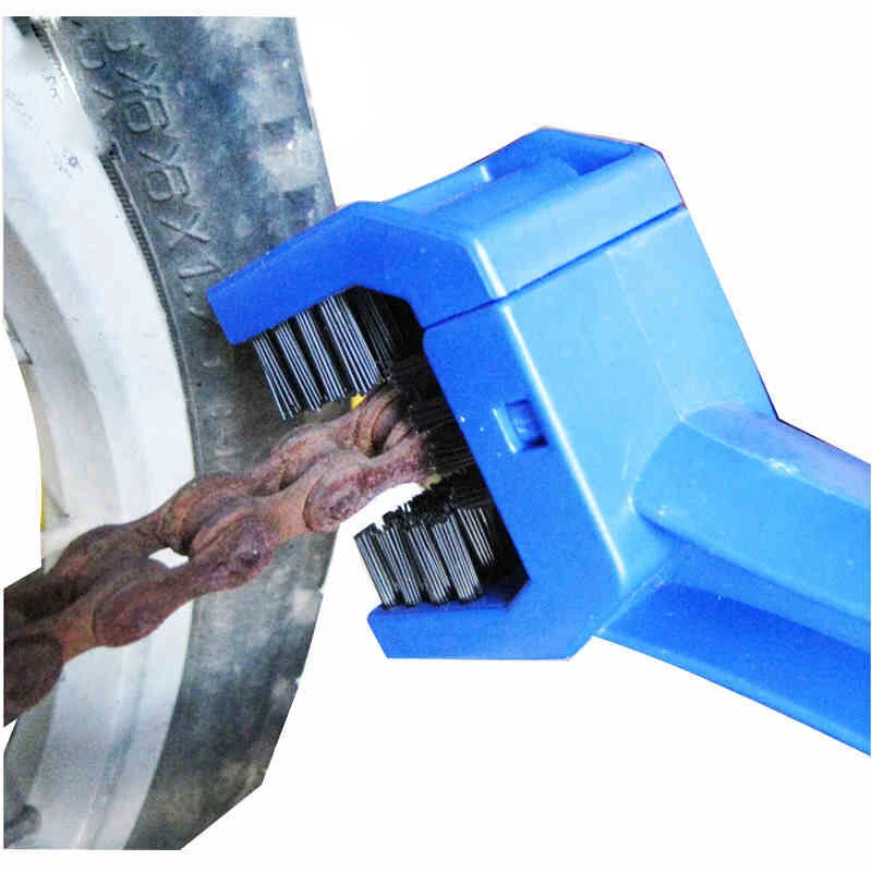 New Bicycle Motorcycle Cycling Chain Cleaning Tool Set Bike Gear Grunge