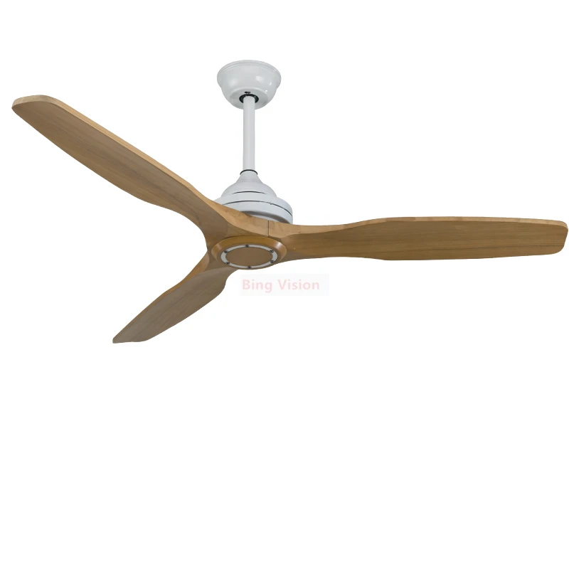 Us 116 0 20 Off Wooden Ceiling Fans Without Light Bedroom 110v 220v Ceiling Fan Wood Ceiling Fans With Lights Remote Control Ventilador De Teto In