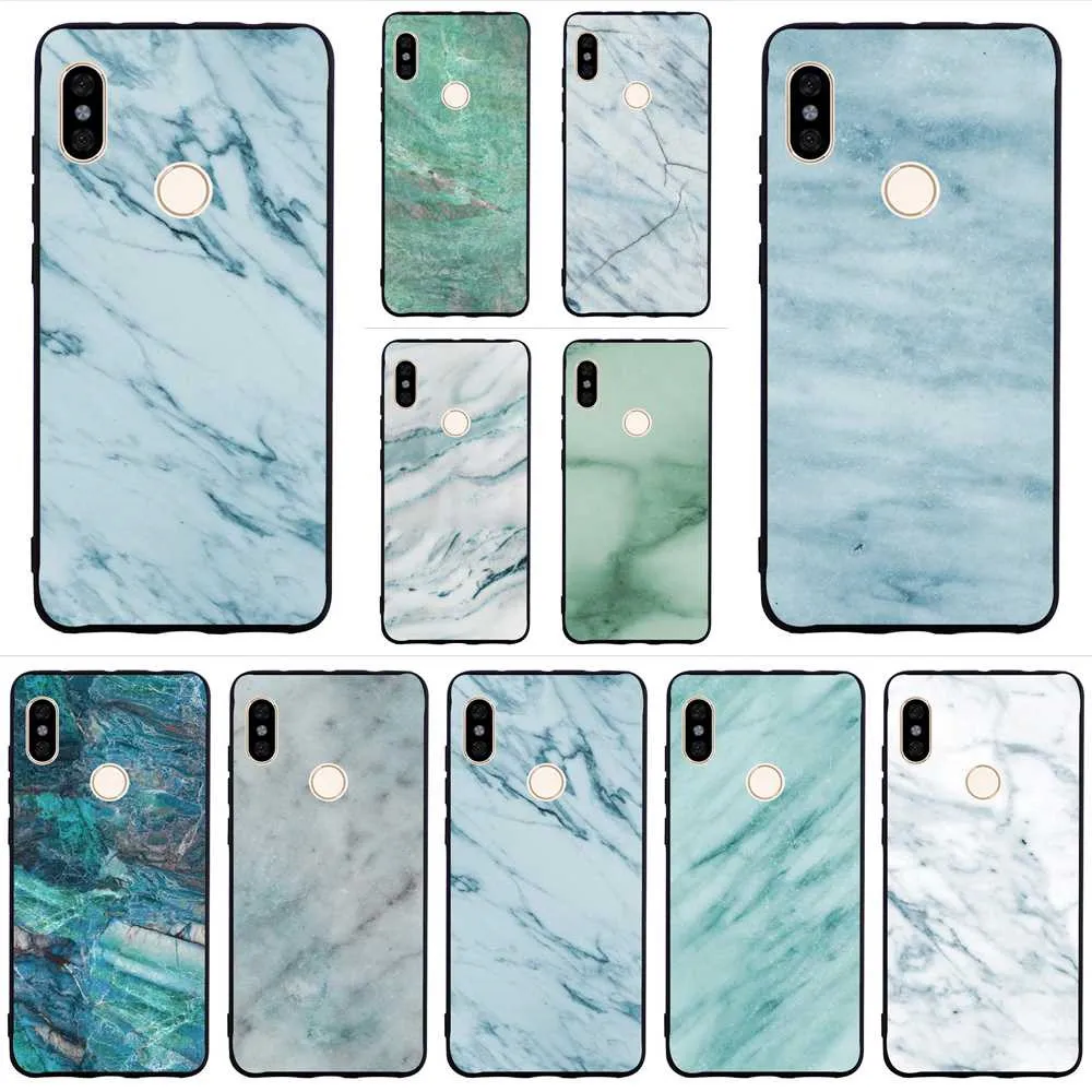 

Shockproof Pure Marble Phone Cover for Xiaomi Redmi 6 Case 4X 4A 5 Plus 5A Prime 6A Note 5 Pro Covers A7
