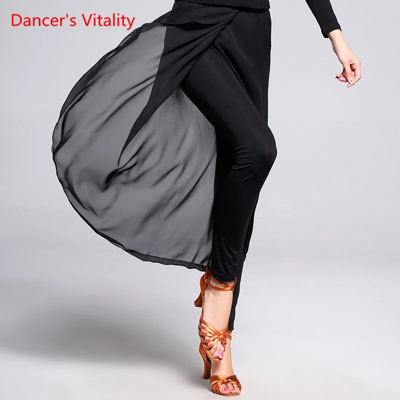 Buy New Women Ballroom Net yarn skirt pants Latin
