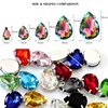 Mix Colors 5 Sizes Glass Crystal Sew On Rhinestone Silver Claw Teardrop Flatback WaterDrop Sew On Claw Rhinestones For Bag B0335 ► Photo 2/6