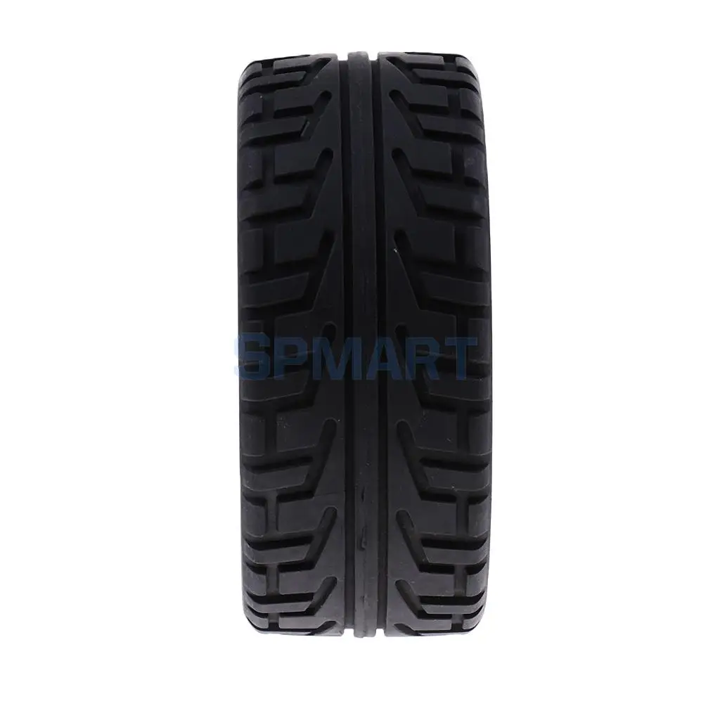1/8 Flat Running RC Car Model 17MM Wheel Rim Hex Tires for Rock Crawler PartS