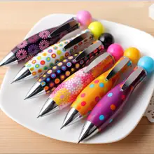 48 шт./лот, стильные канцелярские принадлежности для творчества ручка, мини-шар для боулинга, короткая шариковая ручка 0,5 мм, синие чернила, 6 дизайнов, ручка