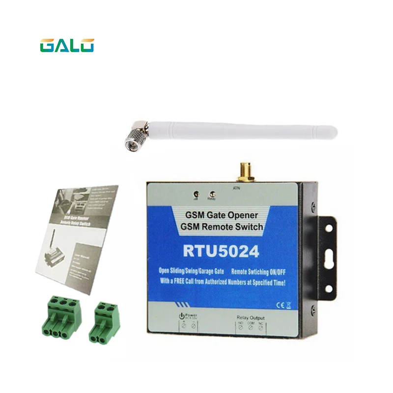 Версия DC RTU5024 GSM ворот открывания двери беспроводной пульт дистанционного управления GSM реле дистанционного управления доступом