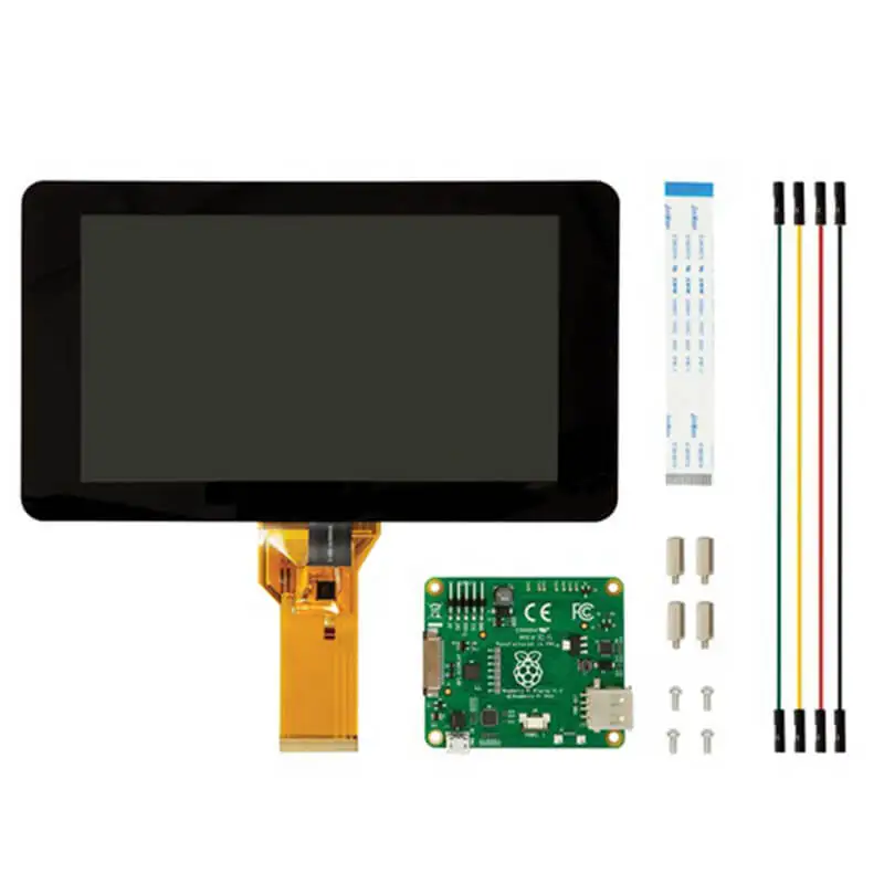 Электронный Raspberry Pi 3 дисплей сенсорный экран 7 дюймов 10 пальцев монитор lcd TFT 800x480 простой в использовании дисплей для Raspberry Pi 3B 2B