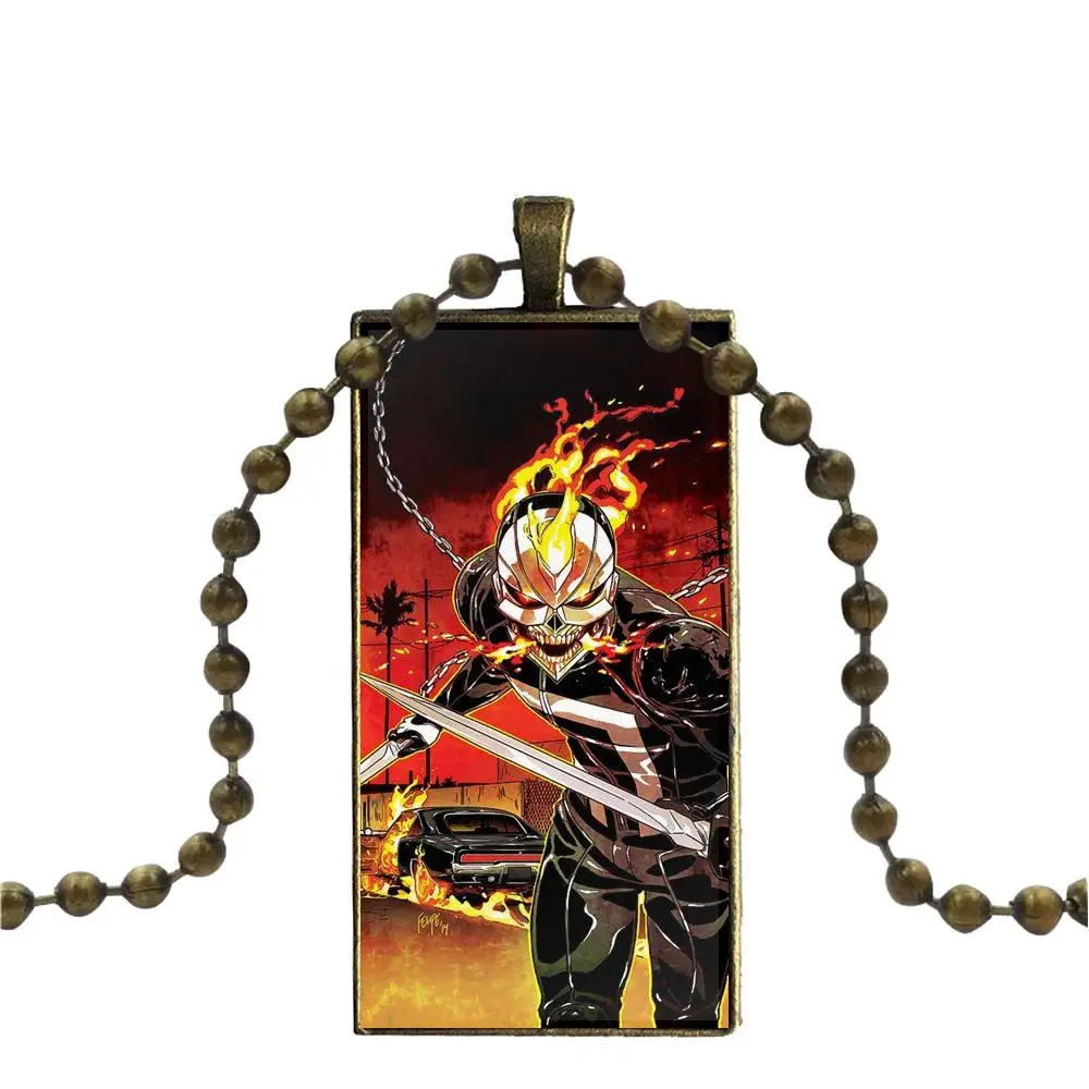 Для женщин свадебный подарок Ghost Rider Дизайн Модные Винтажные стеклянные женские