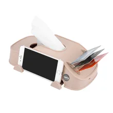 Многофункциональная автомобильная коробка для салфеток, держатель для телефона, бумажное полотенце s, чехол для хранения, бежевый автомобиль, аксессуары для салфеток, бумажный держатель для полотенец