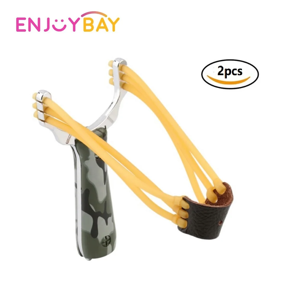 Enjoybay 2 шт. уличная Мощная Рогатка камуфляжная игрушечная катапульта из