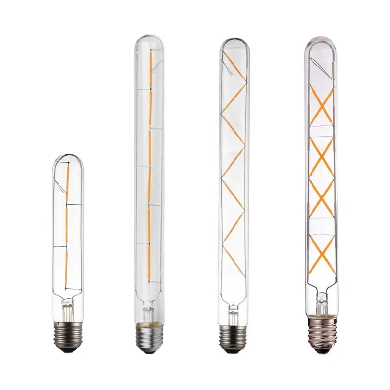 Goedkoop 3 W 6 W 7 W 8 W Vintage T30 LED Buisvormige Filament Edison 2200 K Extra Warm E27 110 V 220 V 85 265 V 30mm Lange Retro Led Licht