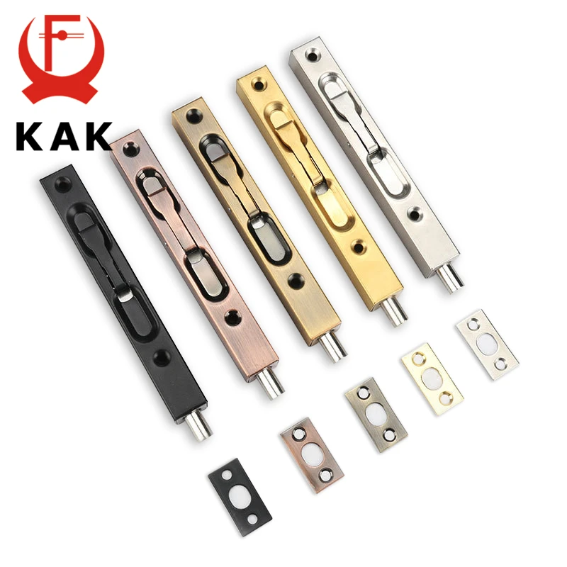 Stainless Steel Hidden Door Bolt Security Guard Door Latch 4/6/8/10 inch Sliding Lock Bathroom Bolt Dust Proof Hardware,door latch