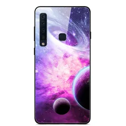 Tempered Glass Planet Space Cover with Glass Back - Premium Protective Case (17)