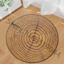 3D круглые ковры для гостиной с изображением сухого дерева, коврики для компьютерного стула, коврики для прикроватных игр