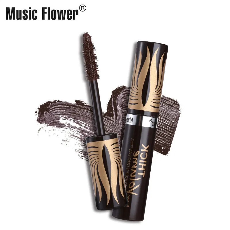 

Curling Mascara Waterproof Long-lasting Thick Volume Makeup Mascara Brown Eyelashes Lengthening Eye Cosmetics