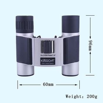 

KINGOPT real data 8x21 Compact zoom Binoculars Telescope long range for Hunting and Traveling