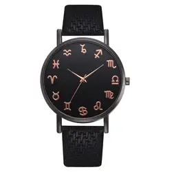 Лучший бренд класса люкс девушка Quartzwatch для мужчин женщина кварцевые часы с кожаным ремешком наручные часы Мода планета Юпитер 2018 relogio feminino