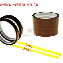 1 шт. Ширина 10/12/15/18/20/25 мм Длина 33 M от электростатического разряда, Антистатическая полиимидная лента силиконовый клей высокое Температура стойкой ленты