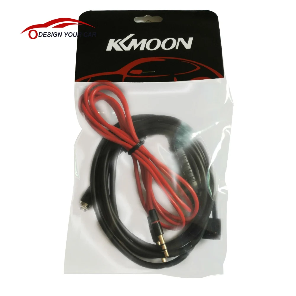 

KKmoon 3.5mm AUX Input Mode Cable Female Dash Mountable Socket for BMW E46 98-06 Aux-in Audio Adapter Cable for Phone MP3
