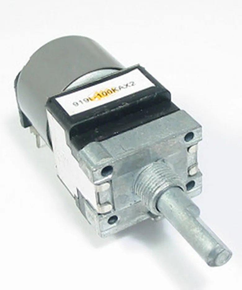 Дуплексный потенциометр RK168 с электродвигателем 100KA|potentiometer alps|potentiometer 10potentiometer 100k