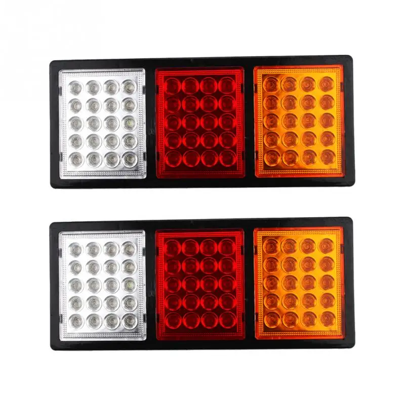 24V Car Styling Universal LED Reflector Rear Tail Brake Stop Marker