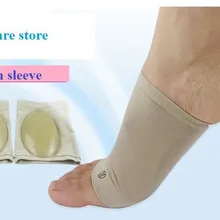 Гель Подошвенный Фасцит поддержка рукава ортопедические стельки, амортизация, ортопедические стельки для ухода за ногами Мужская обувь женщина