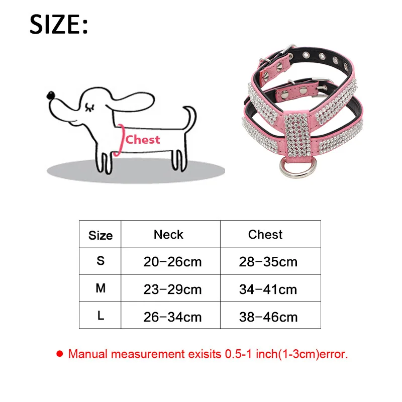 Ошейник для собак, блестящие стразы, поводок для собак, мягкий замшевый тканевый ремень, поводок для маленьких собак, кошек, щенков, аксессуары для домашних животных, размеры s, m, l